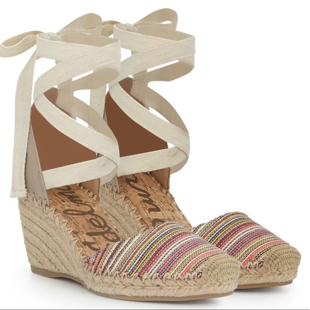 NWOB Patsy Lace-Up Espadrille Wedge
